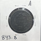 1808 Classic Head Cent 843.8-A — Reverse