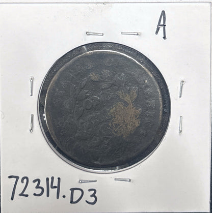 1796-1807 Draped Bust Cent 72314.D3-A — Reverse