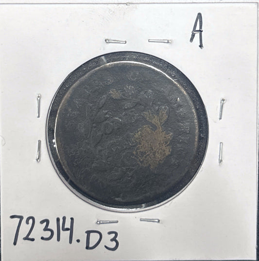 1796-1807 Draped Bust Cent 72314.D3-A — Reverse