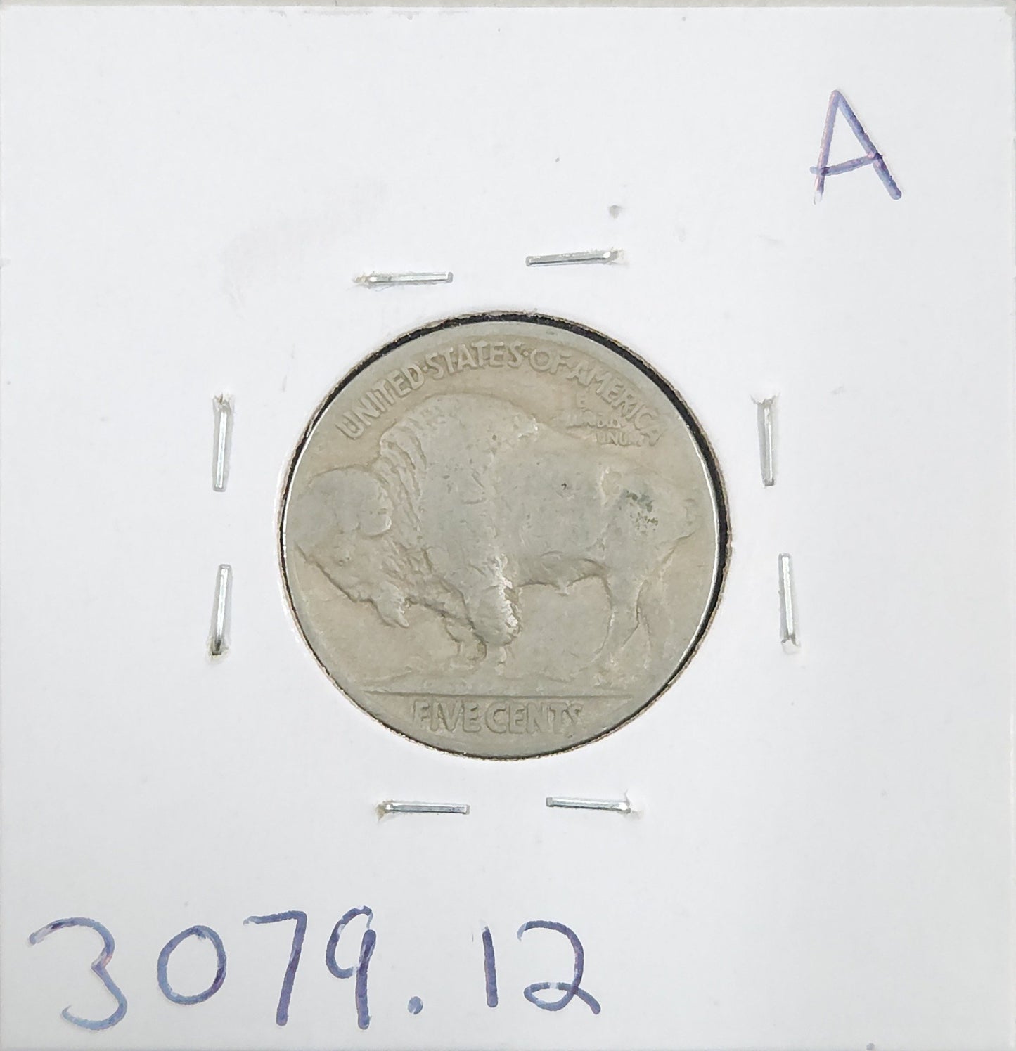 1914 Buffalo Nickel F-12 3079.12-A — Reverse