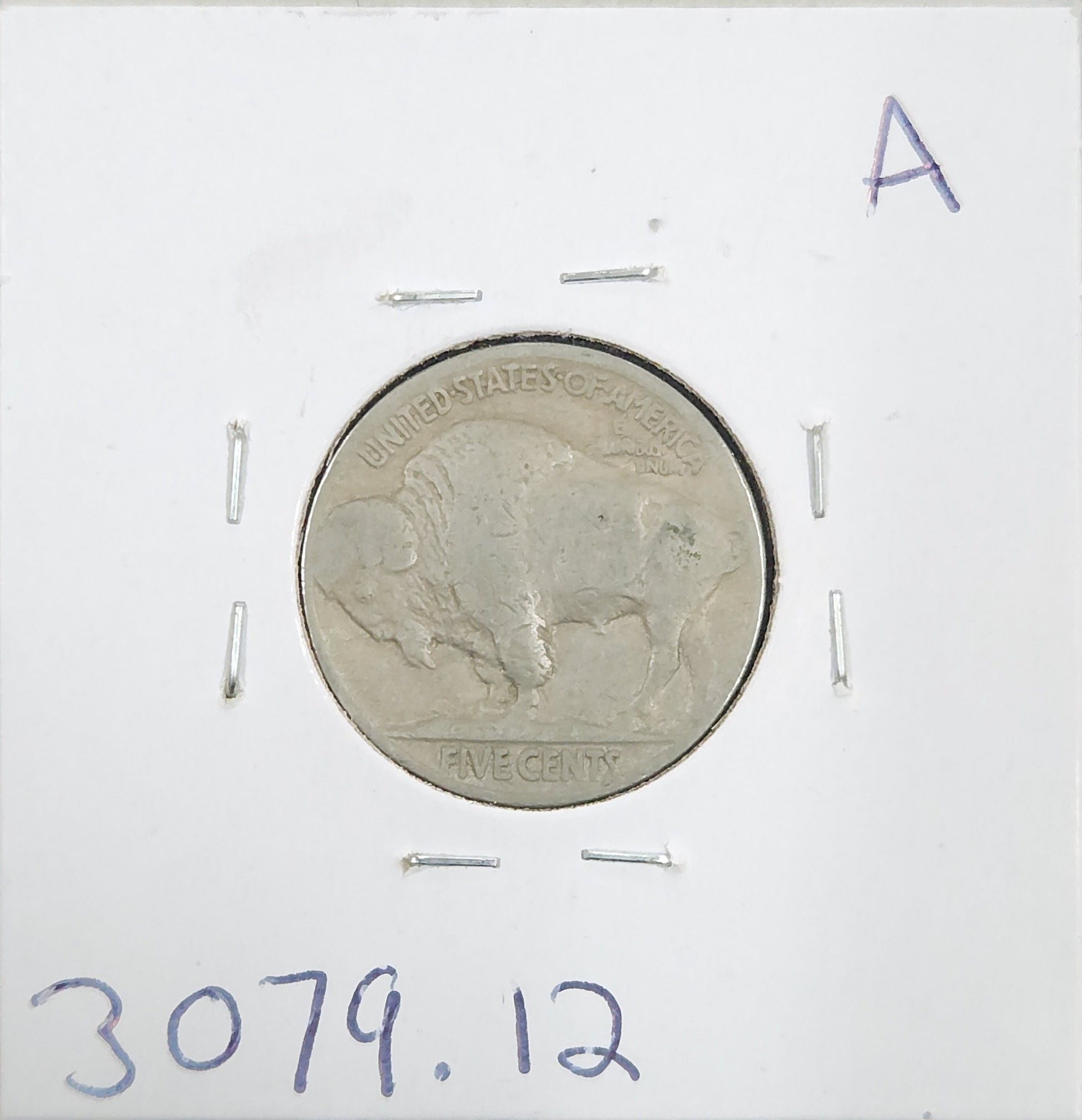 1914 Buffalo Nickel F-12 3079.12-A — Reverse