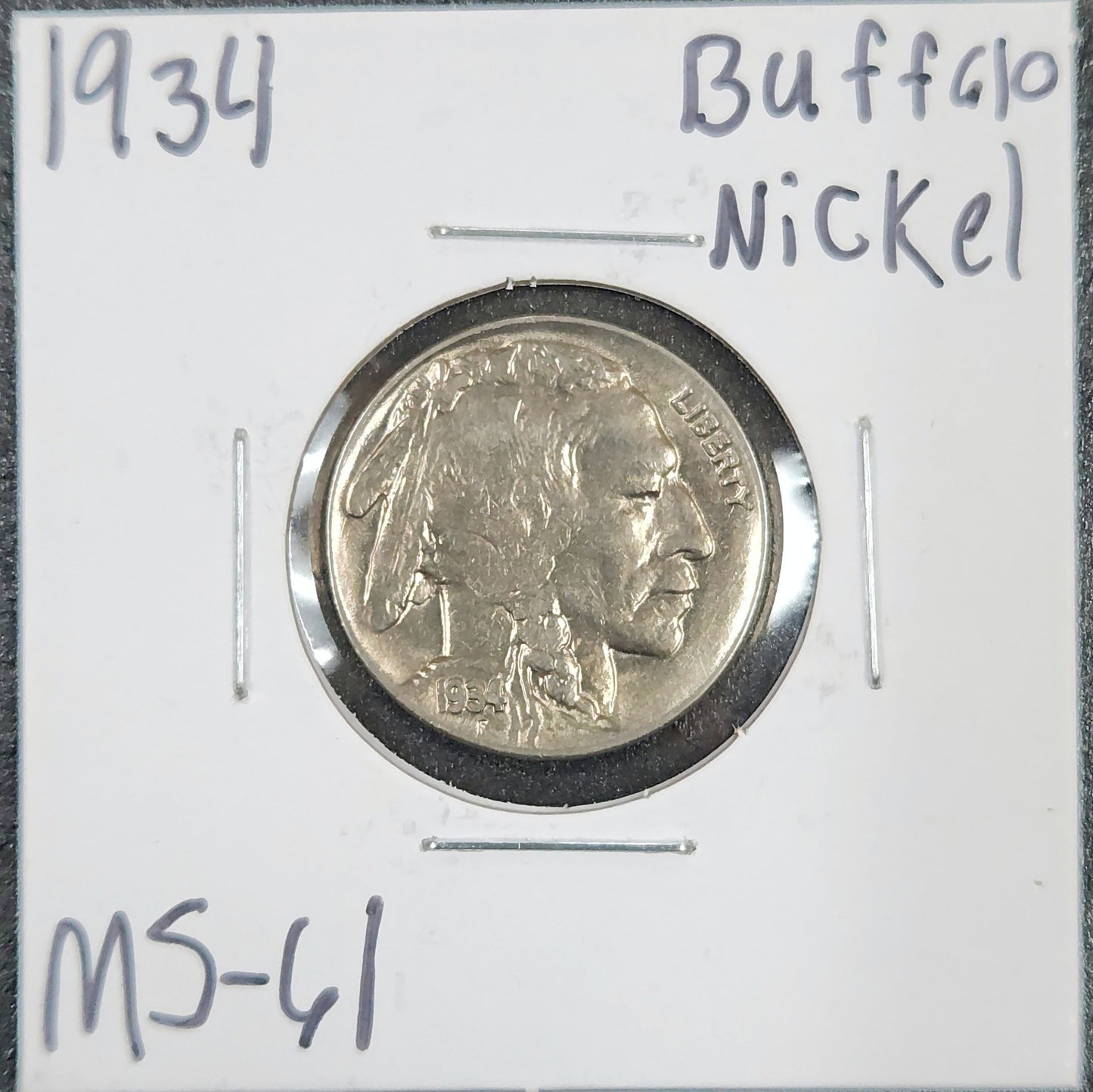 1934 Buffalo Nickel MS-61 3096.61-A — Obverse