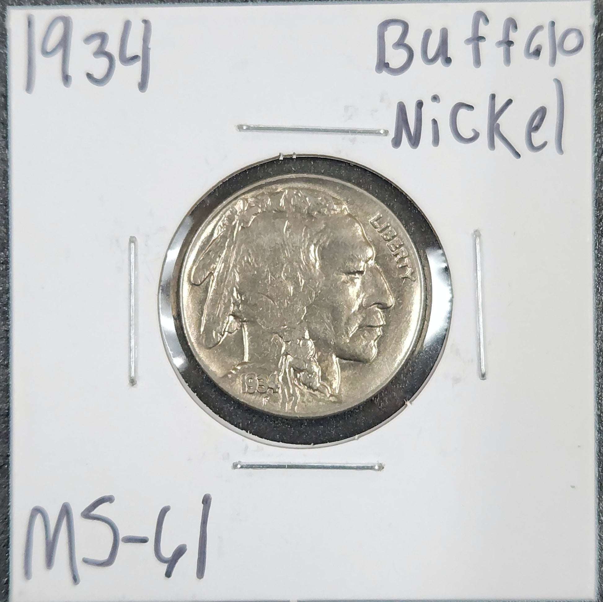 1934 Buffalo Nickel MS-61 3096.61-A — Obverse