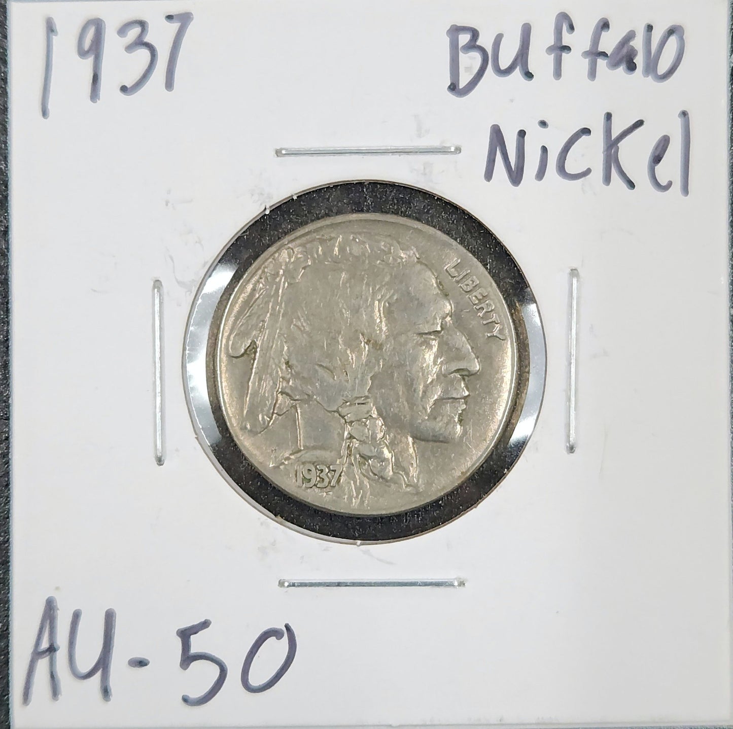 1937 Buffalo Nickel AU-50 3100.50-A — Obverse