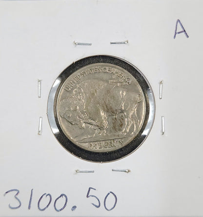 1937 Buffalo Nickel AU-50 3100.50-A — Reverse