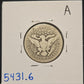 1901-O Barber Quarter G-6 5431.6-A — Reverse