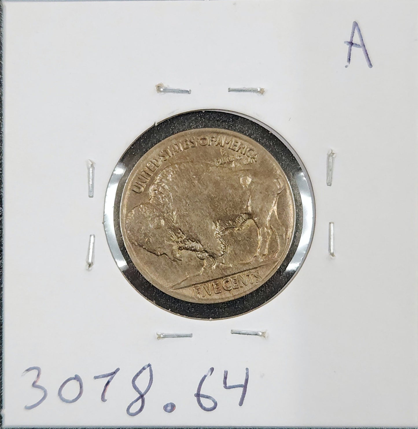 1913 Buffalo Nickel Type 2 MS-64 3078.64-A — Reverse