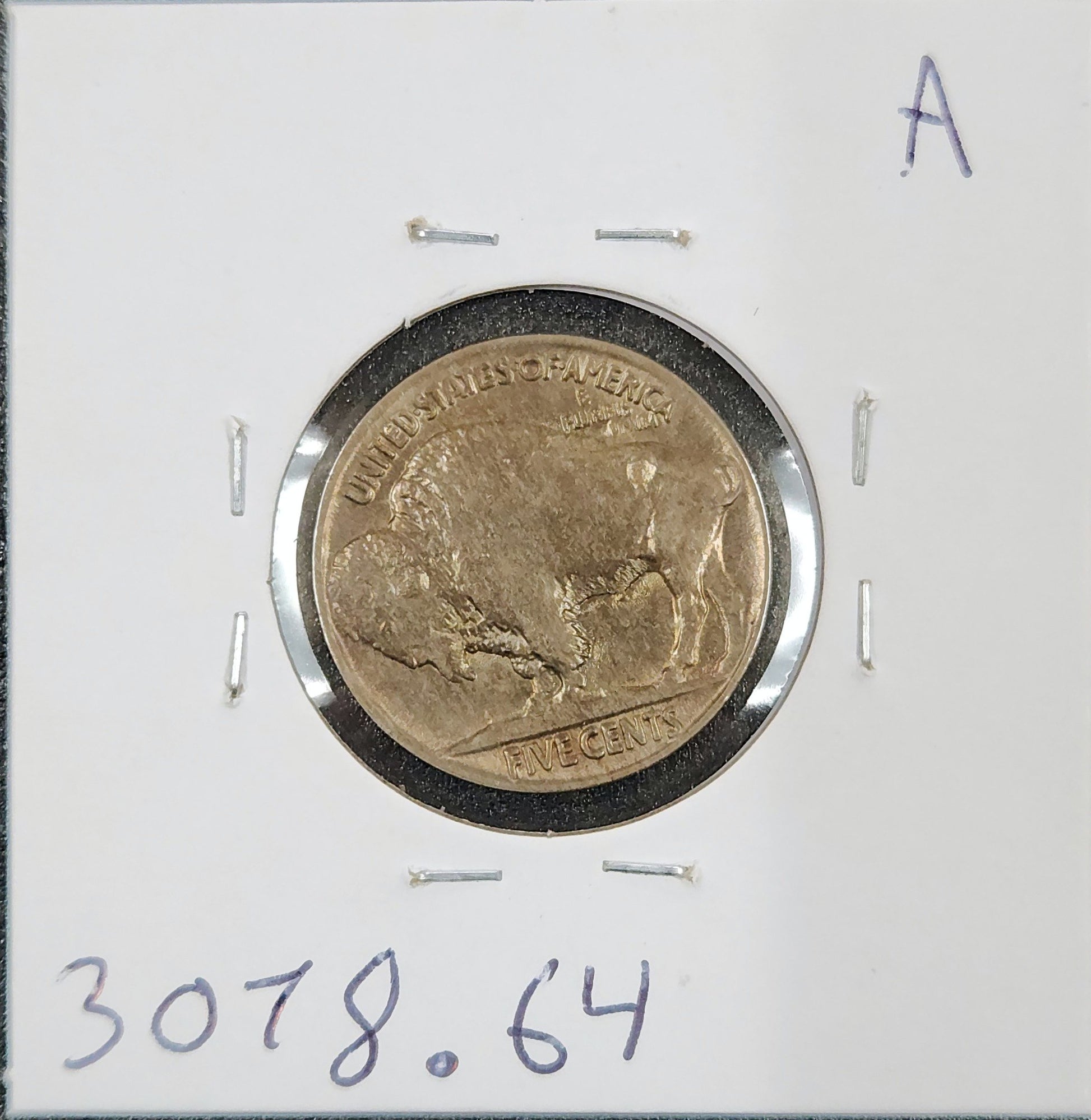 1913 Buffalo Nickel Type 2 MS-64 3078.64-A — Reverse