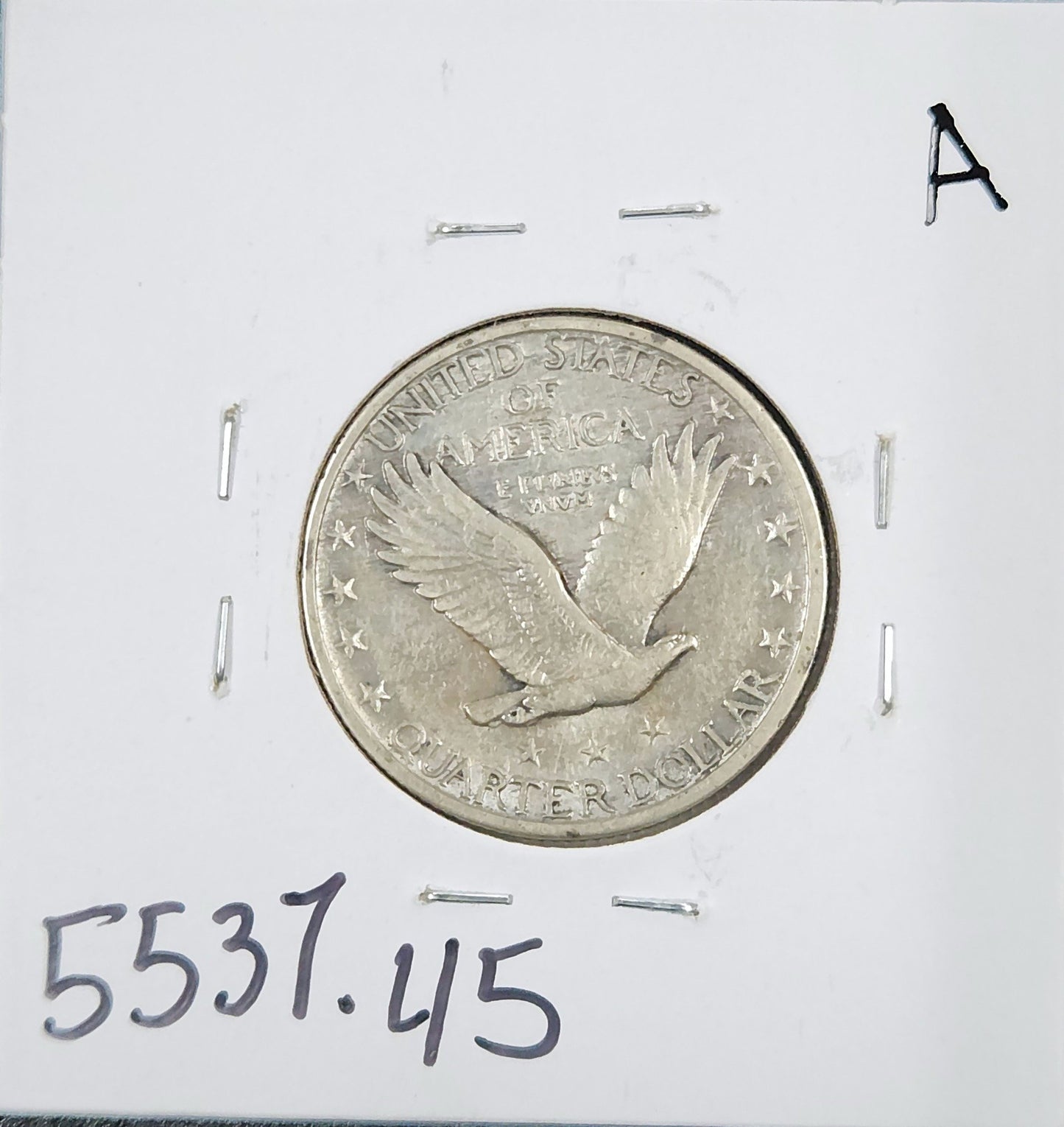 1917 Standing Liberty Quarter Type 2 5537.45-A — Reverse