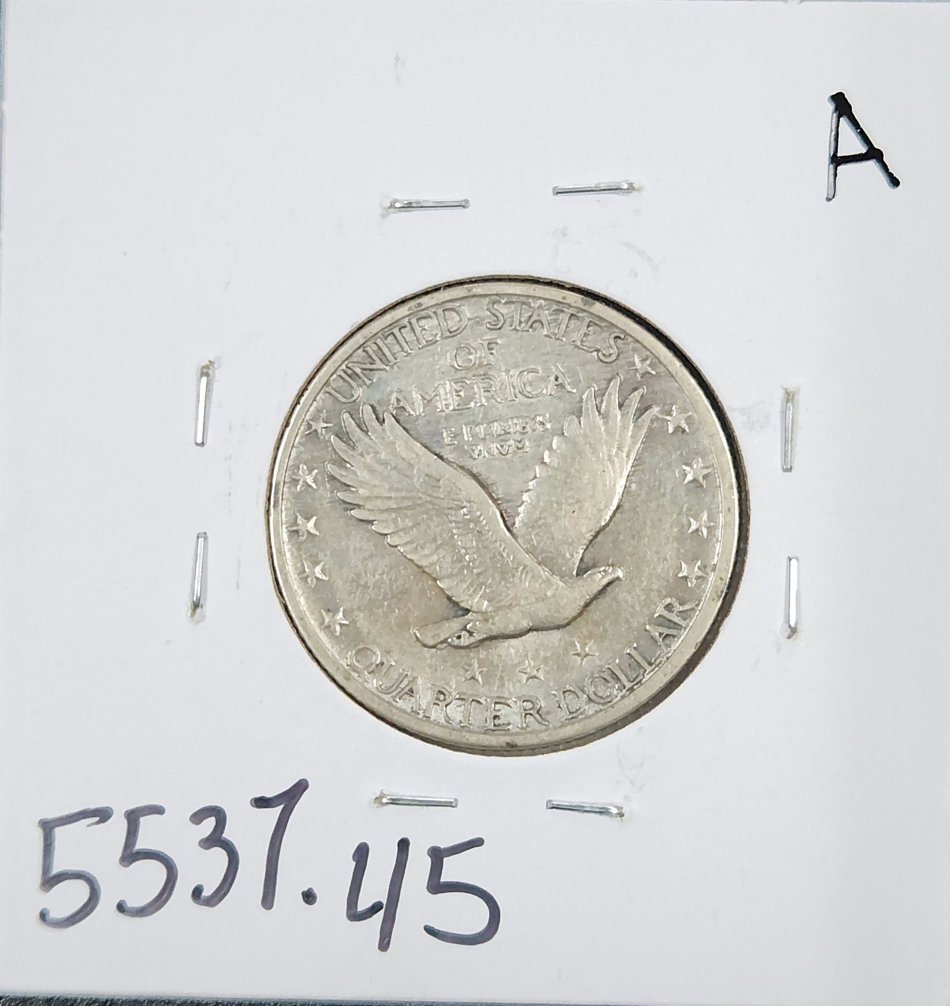 1917 Standing Liberty Quarter Type 2 5537.45-A — Reverse