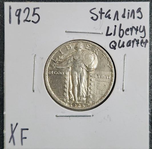 1925 Standing Liberty Quarter XF 5551.D40-A — Obverse