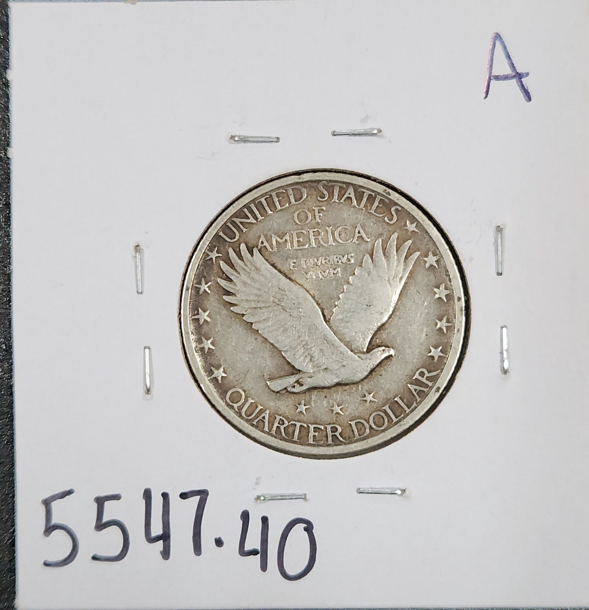1923 Standing Liberty Quarter XF-40 5547.40-A — Reverse