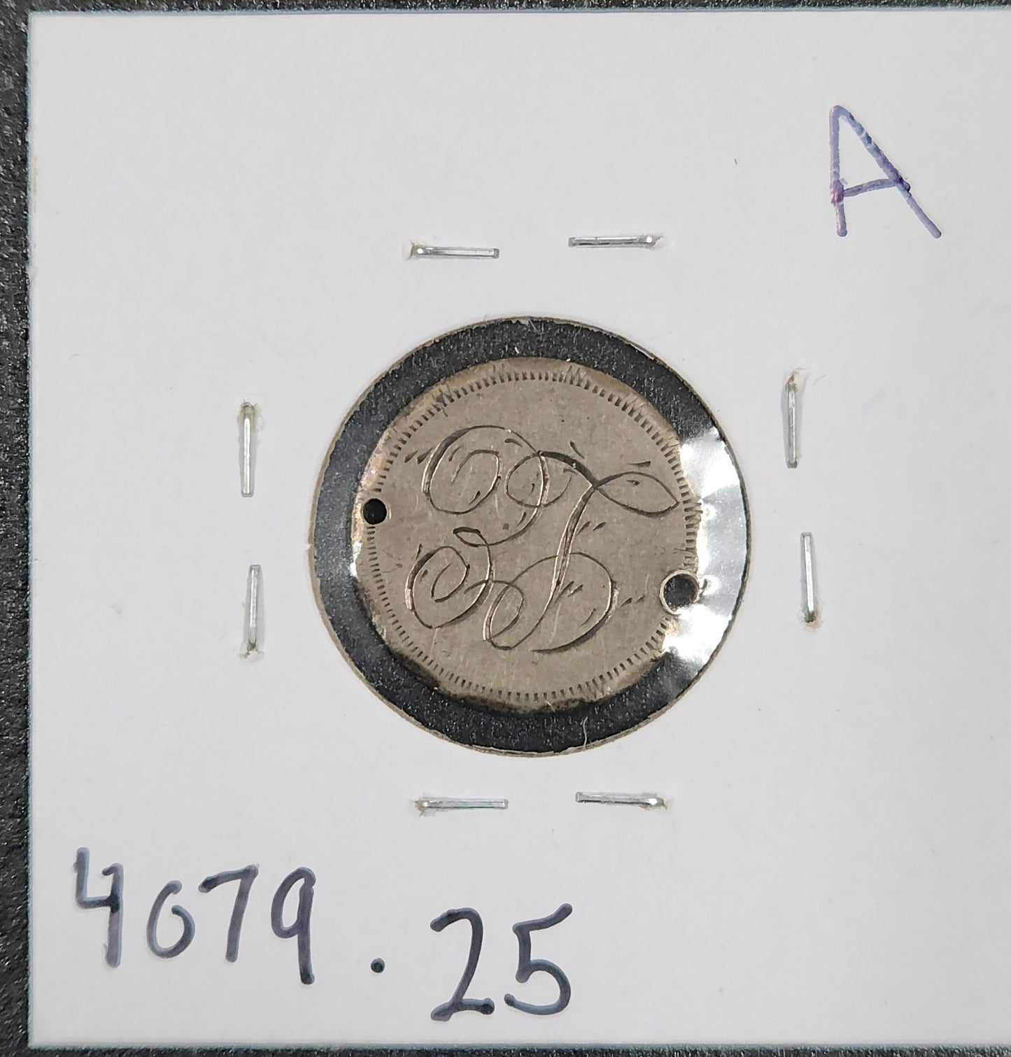 1882 Seated Dime Love Token VF 4079.25-A — Reverse