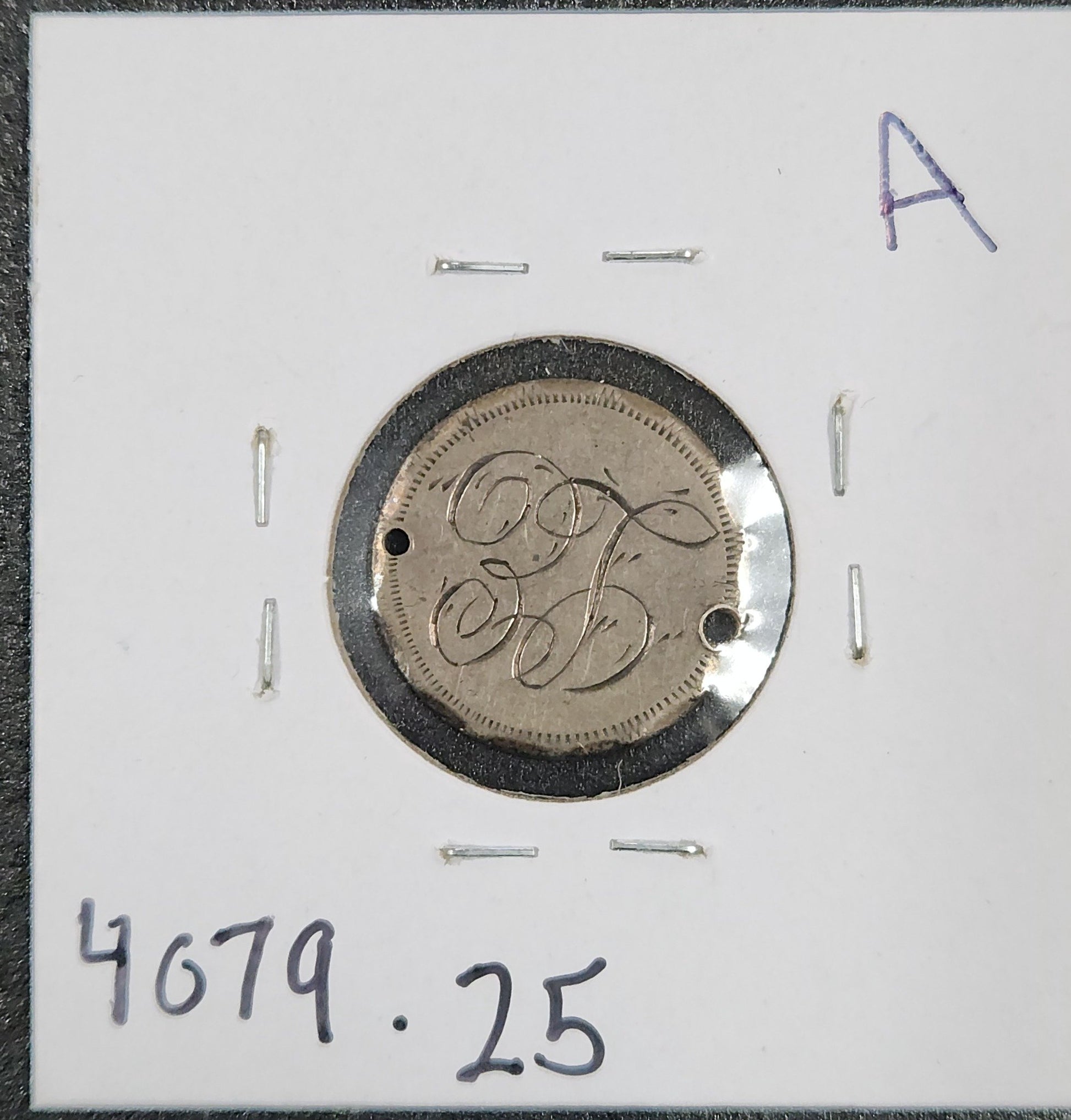 1882 Seated Dime Love Token VF 4079.25-A — Reverse