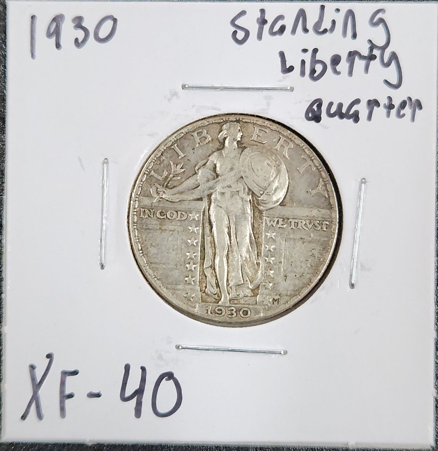 1930 Standing Liberty Quarter XF-40 5561.40-A — Obverse