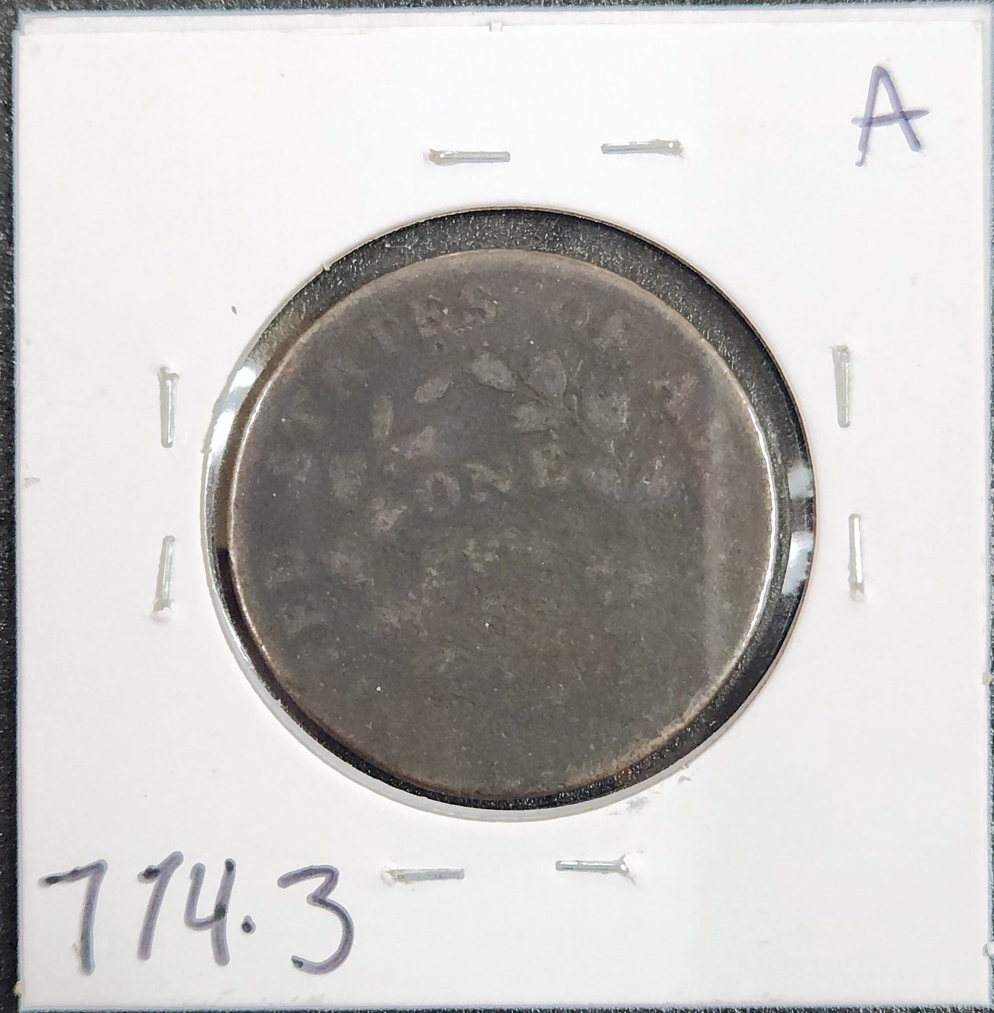 1798 Draped Bust Cent AG-3 774.3-A — Reverse