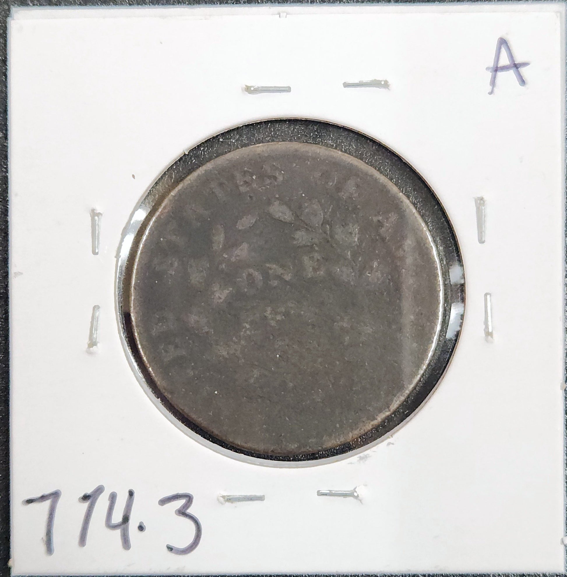 1798 Draped Bust Cent AG-3 774.3-A — Reverse