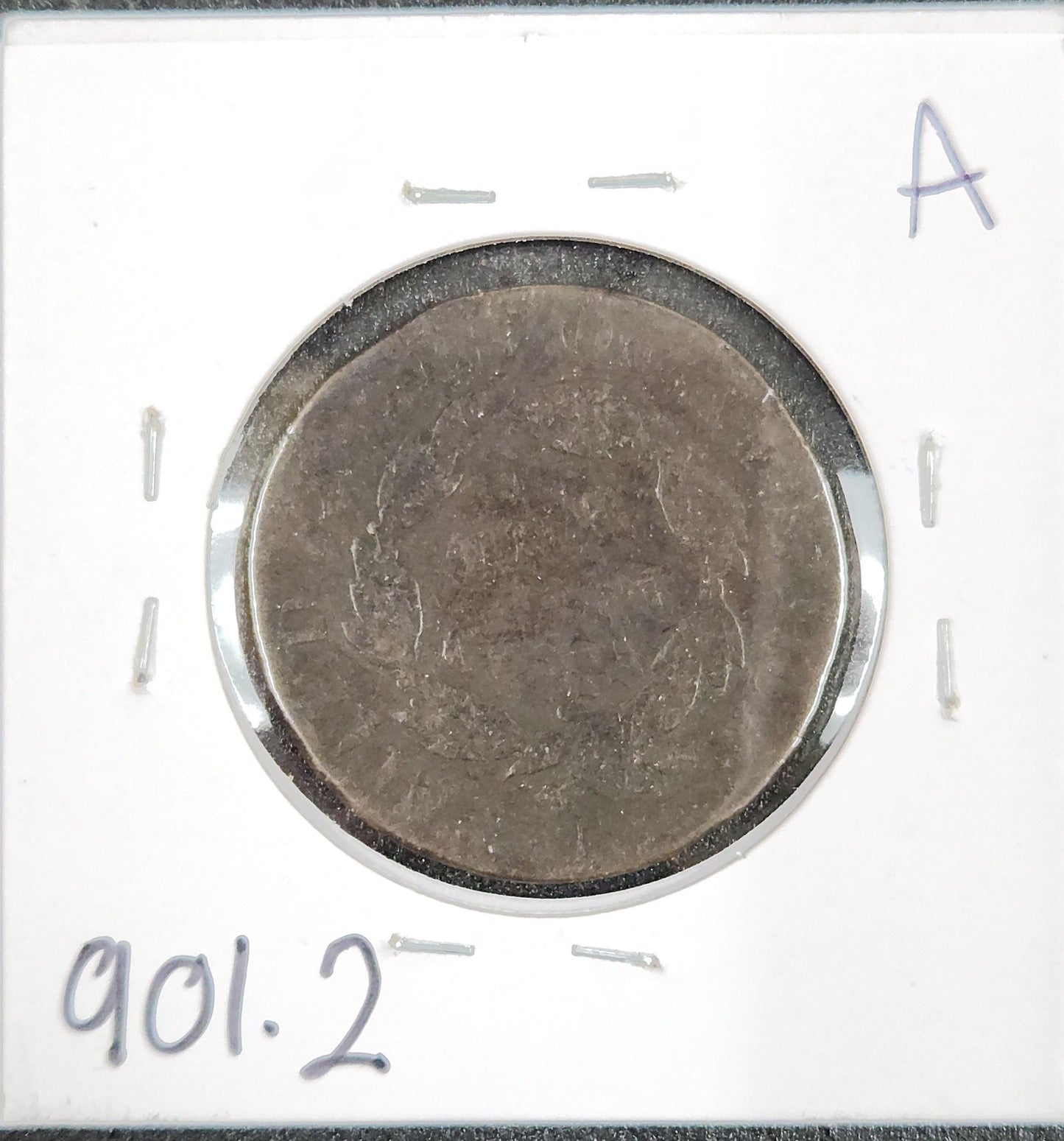 1820 Coronet Head Cent Small Date FR-2 901.2-A — Reverse