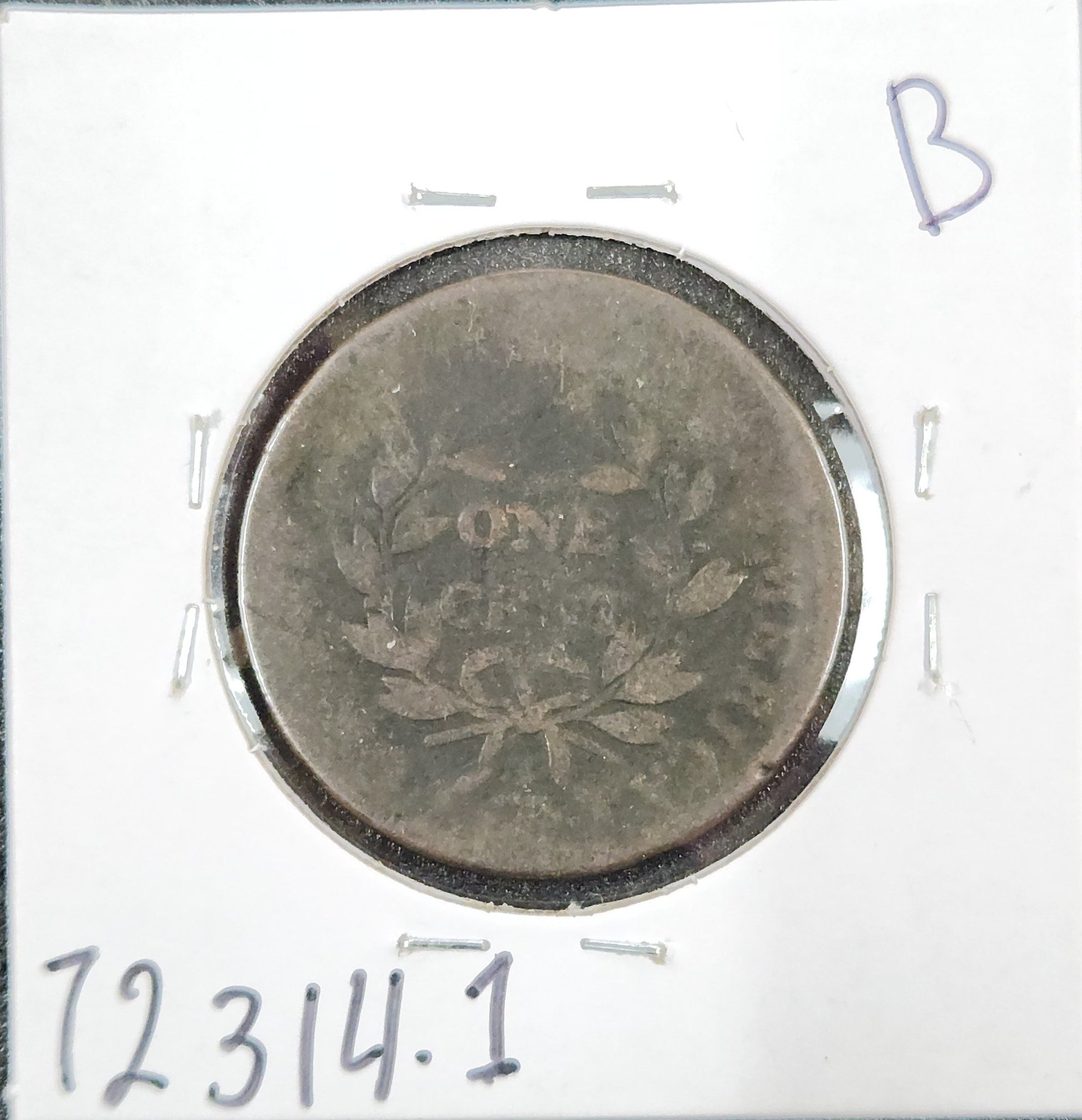 Draped Bust Cent P-1 72314.1-B — Reverse