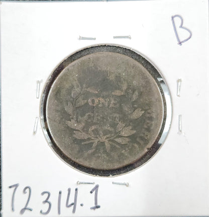 Draped Bust Cent P-1 72314.1-B — Reverse