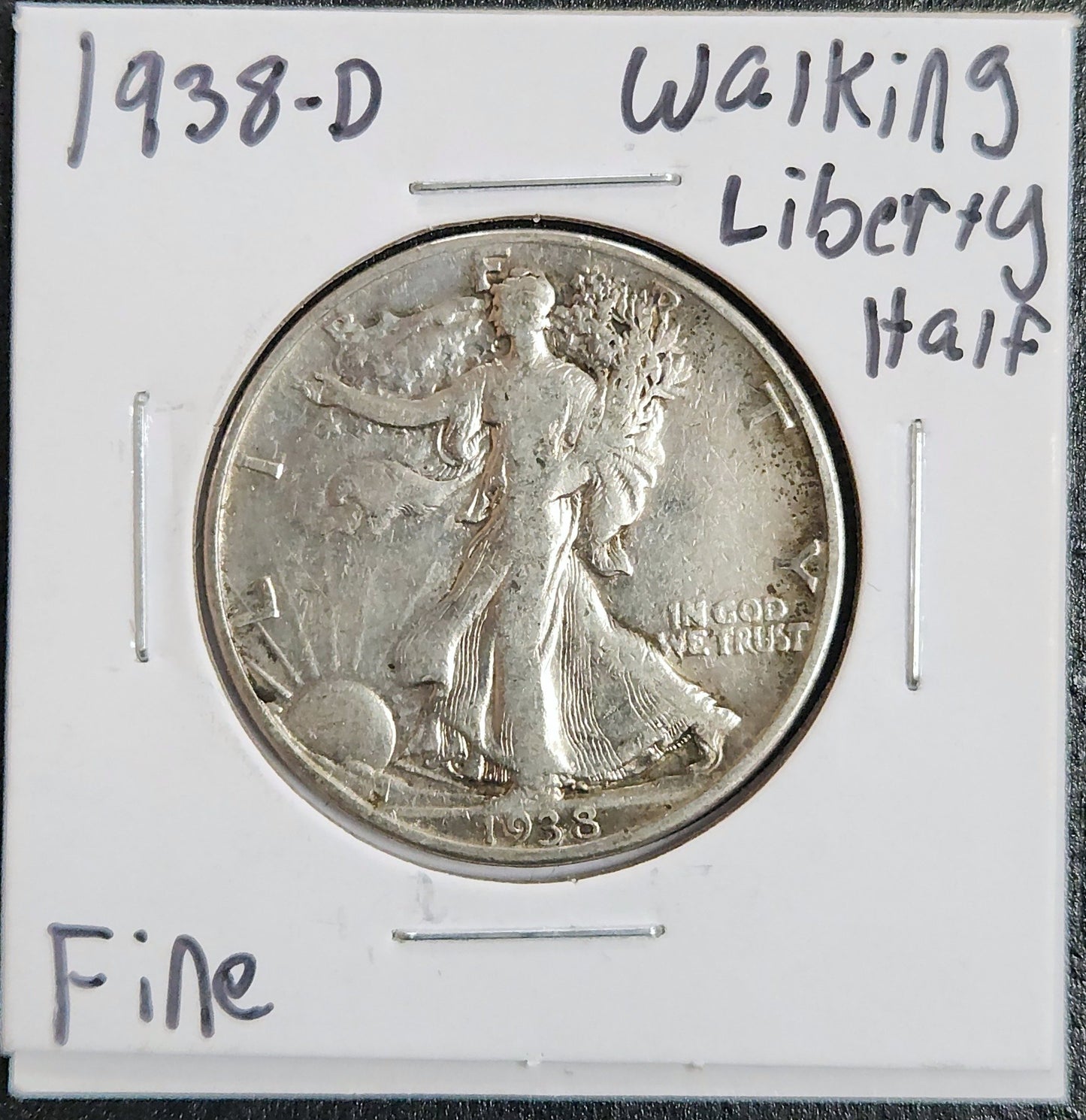 1938-D Walking Liberty Half Fine 6739.D12-A — Obverse