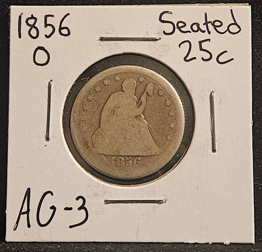 1856-O Standing Liberty Quarter AG-3 — Obverse