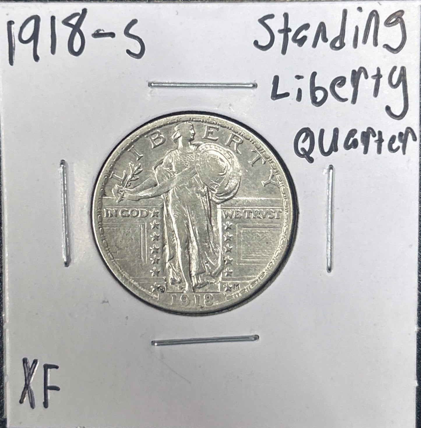 1918-S Standing Liberty Quarter 5575.D40-A — Obverse