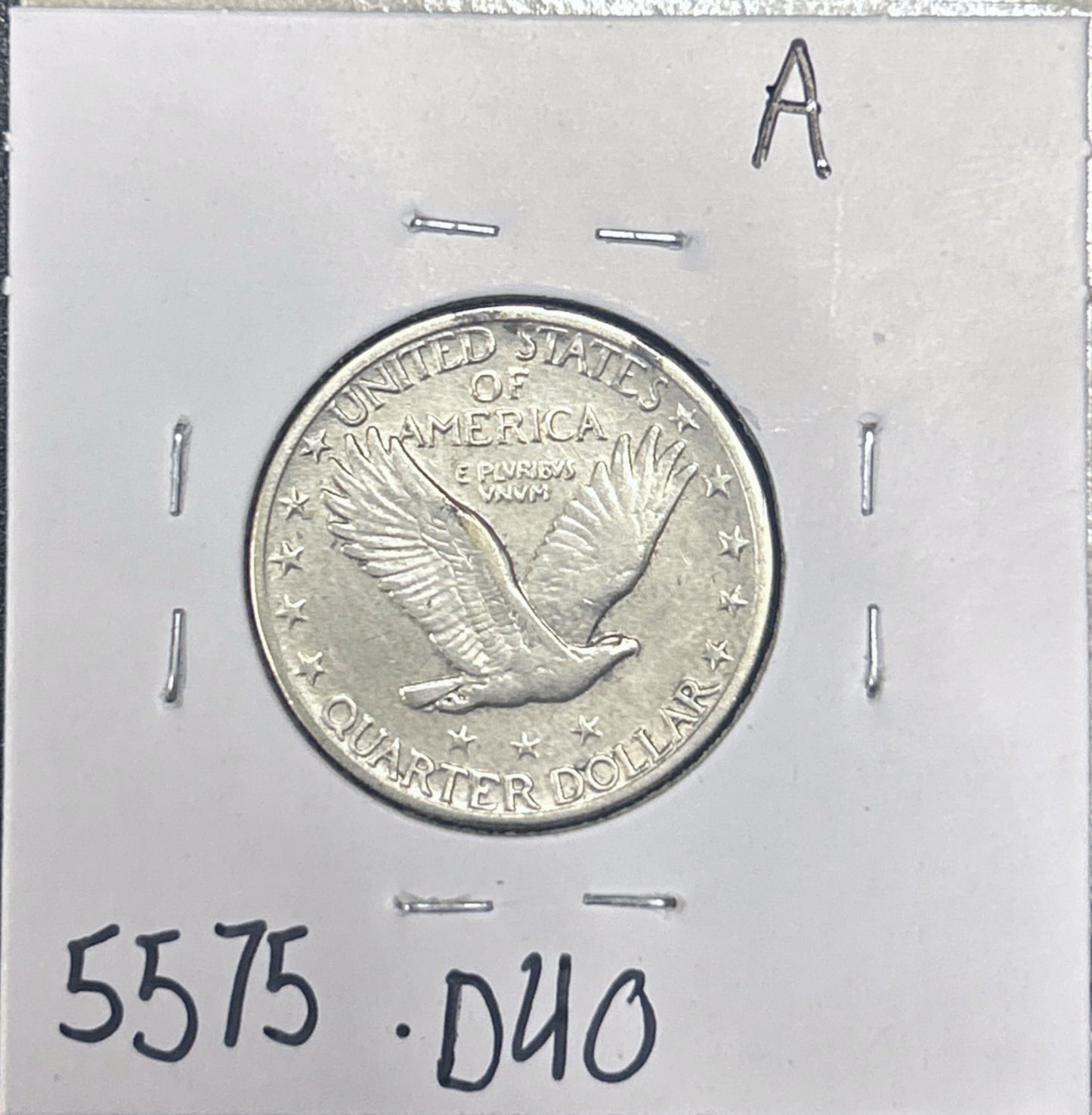 1918-S Standing Liberty Quarter 5575.D40-A — Reverse