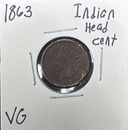 1863 Indian Head Cent 1294.D8-A — Obverse