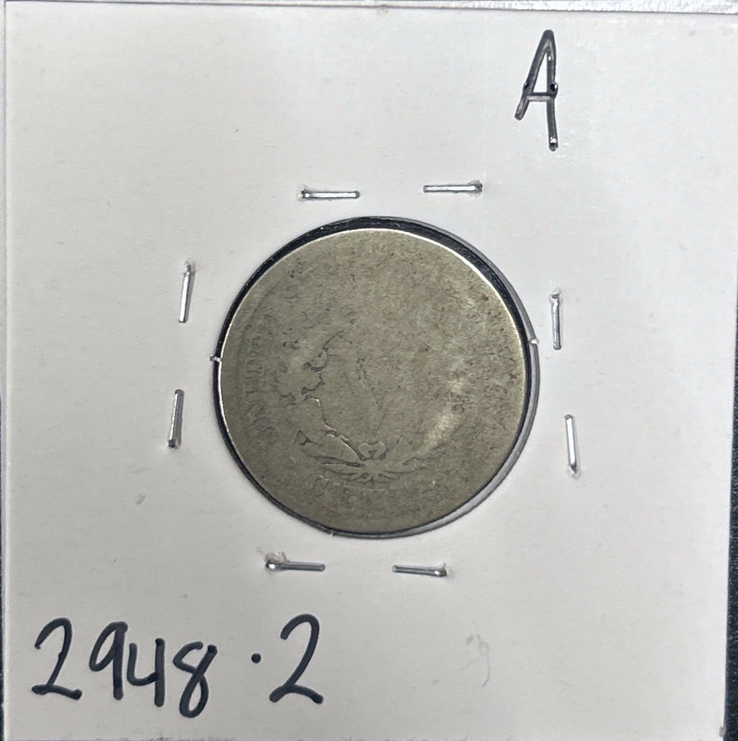 1883 V-Nickel Cents 2948.2-A — Reverse