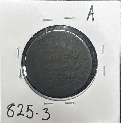 1804 Draped Bust Cent 825.3-A — Reverse