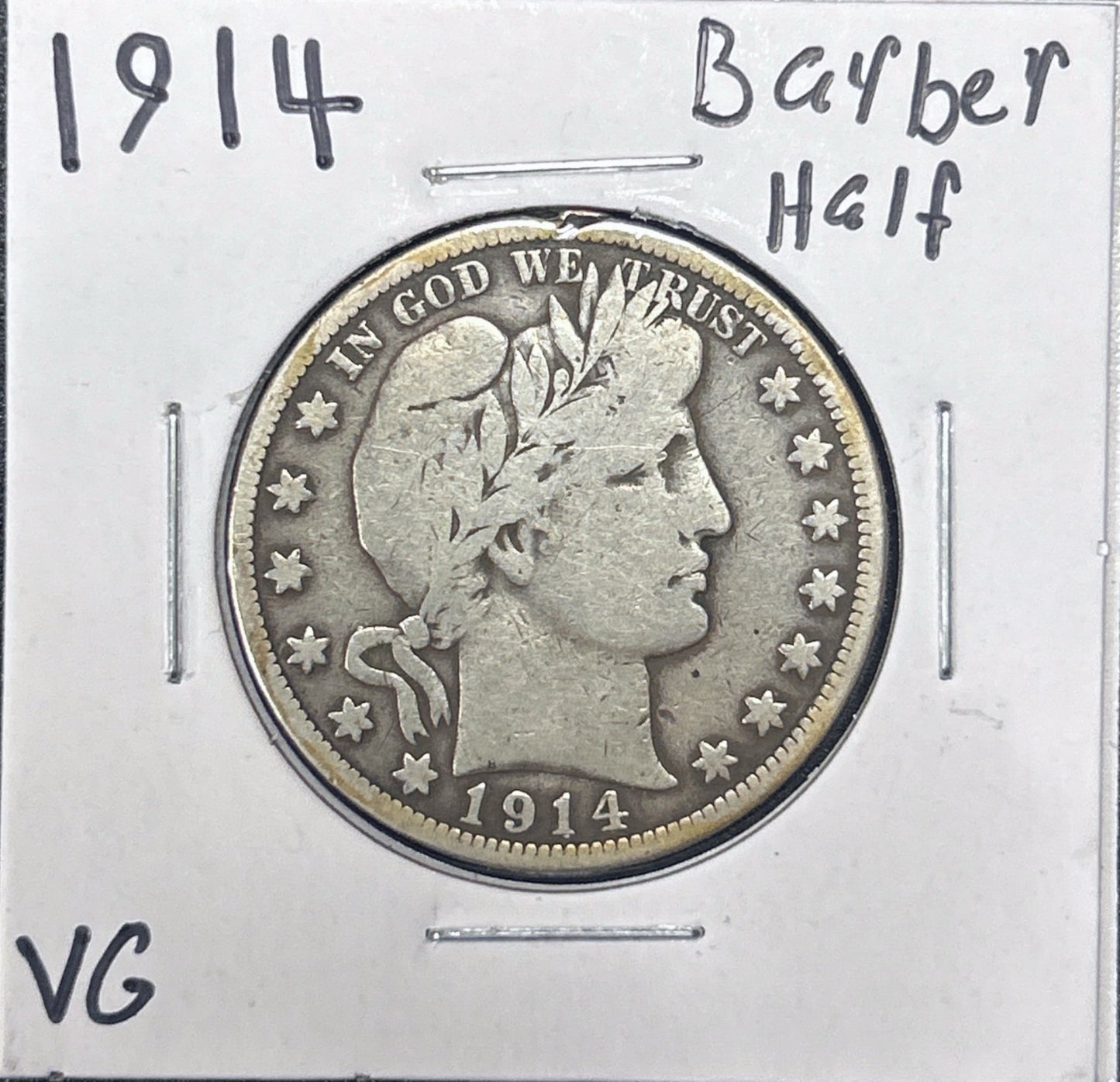 1914 Barber Half 6575.D8-A — Obverse