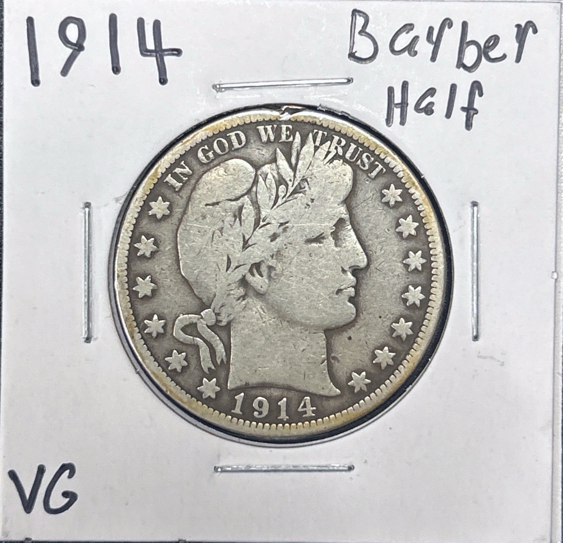 1914 Barber Half 6575.D8-A — Obverse