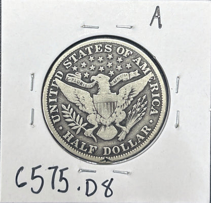 1914 Barber Half 6575.D8-A — Reverse