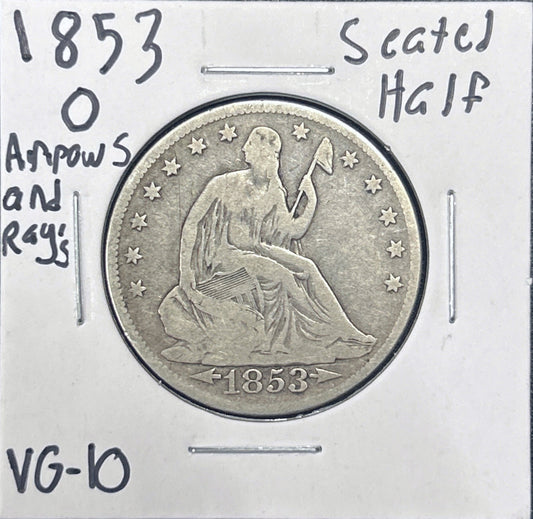 1853-O Seated Half 6271.10-A — Obverse