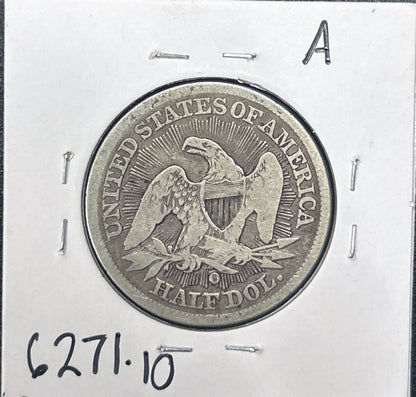 1853-O Seated Half 6271.10-A — Reverse