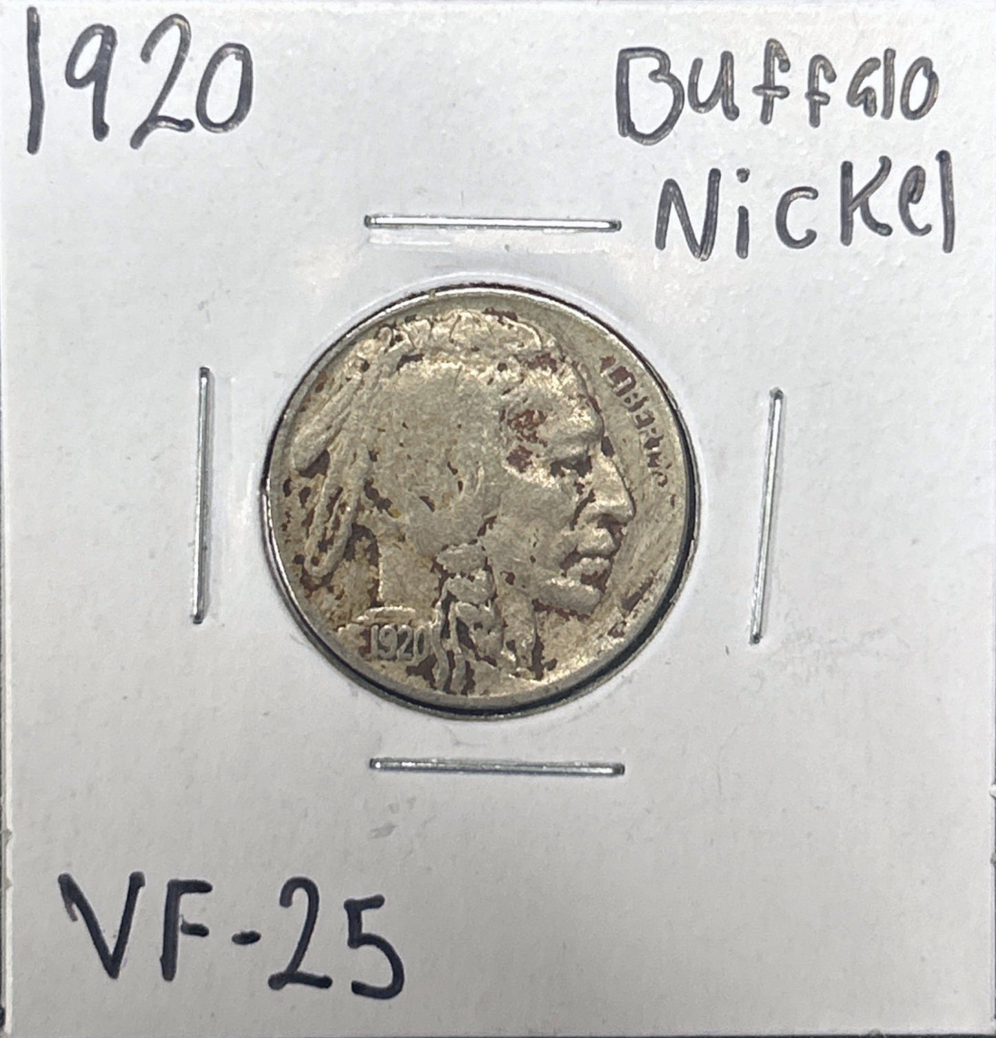 1920 Buffalo Nickel 3085.25-A — Obverse