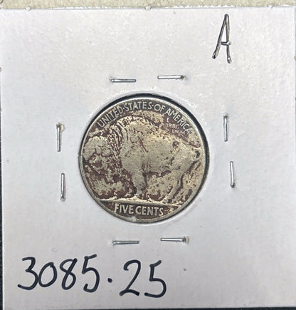 1920 Buffalo Nickel 3085.25-A — Reverse