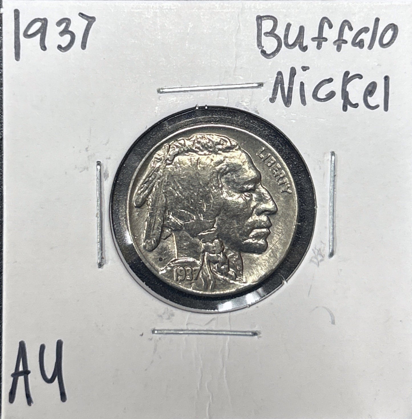 1937 Buffalo Nickel 3100.D58-A — Obverse