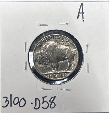 1937 Buffalo Nickel 3100.D58-A — Reverse
