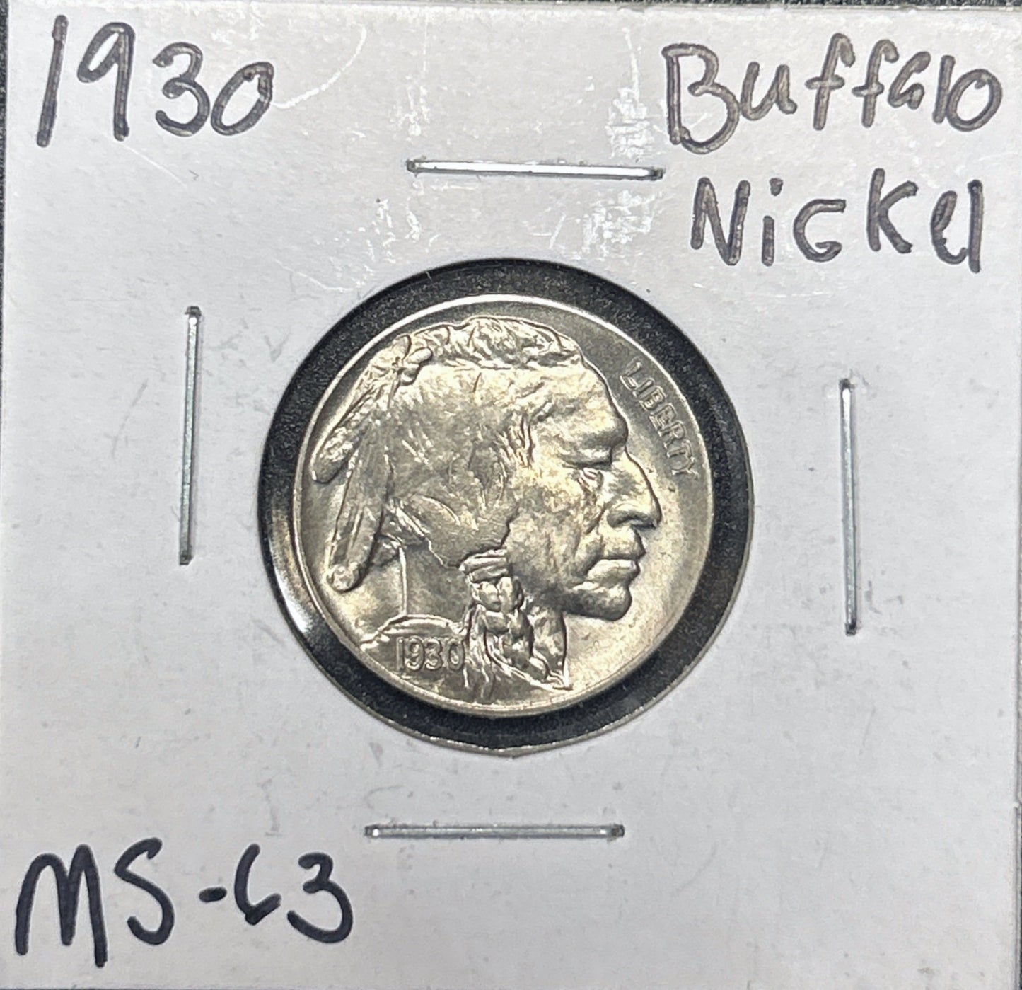 1930 Buffalo Nickel 3095.63-A — Obverse