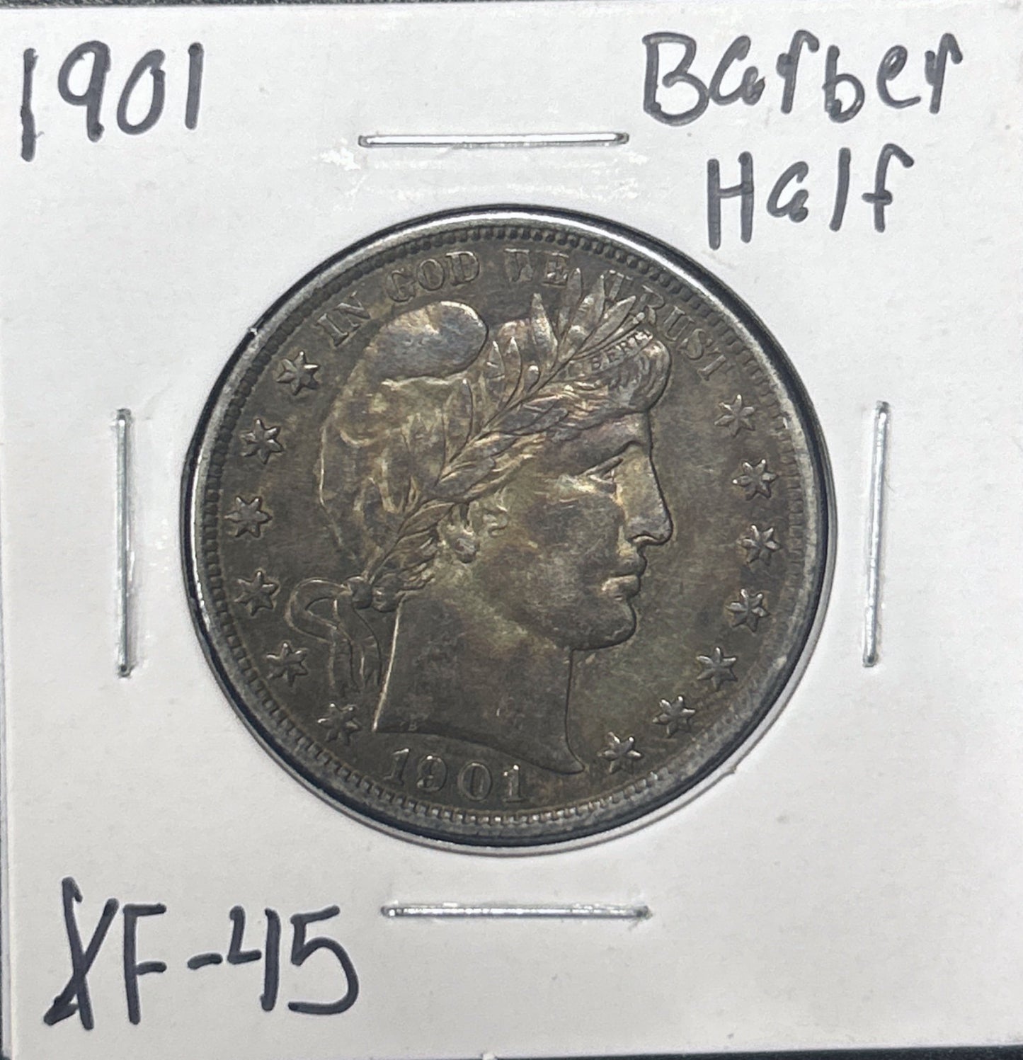 1901 Barber Half 6562.45-A — Obverse