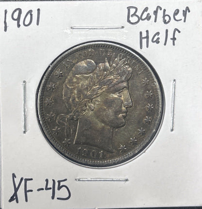 1901 Barber Half 6562.45-A — Obverse