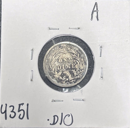 1894-O Barber Dime 4351.D10-A — Reverse
