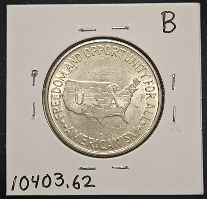 1954-S Washington Carver Commemorative Half Dollar 10402.62-B — Reverse