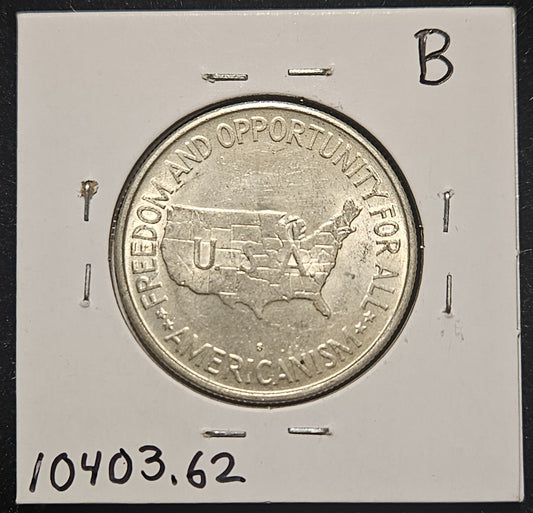 1954-S Washington Carver Commemorative Half Dollar 10402.62-B — Reverse