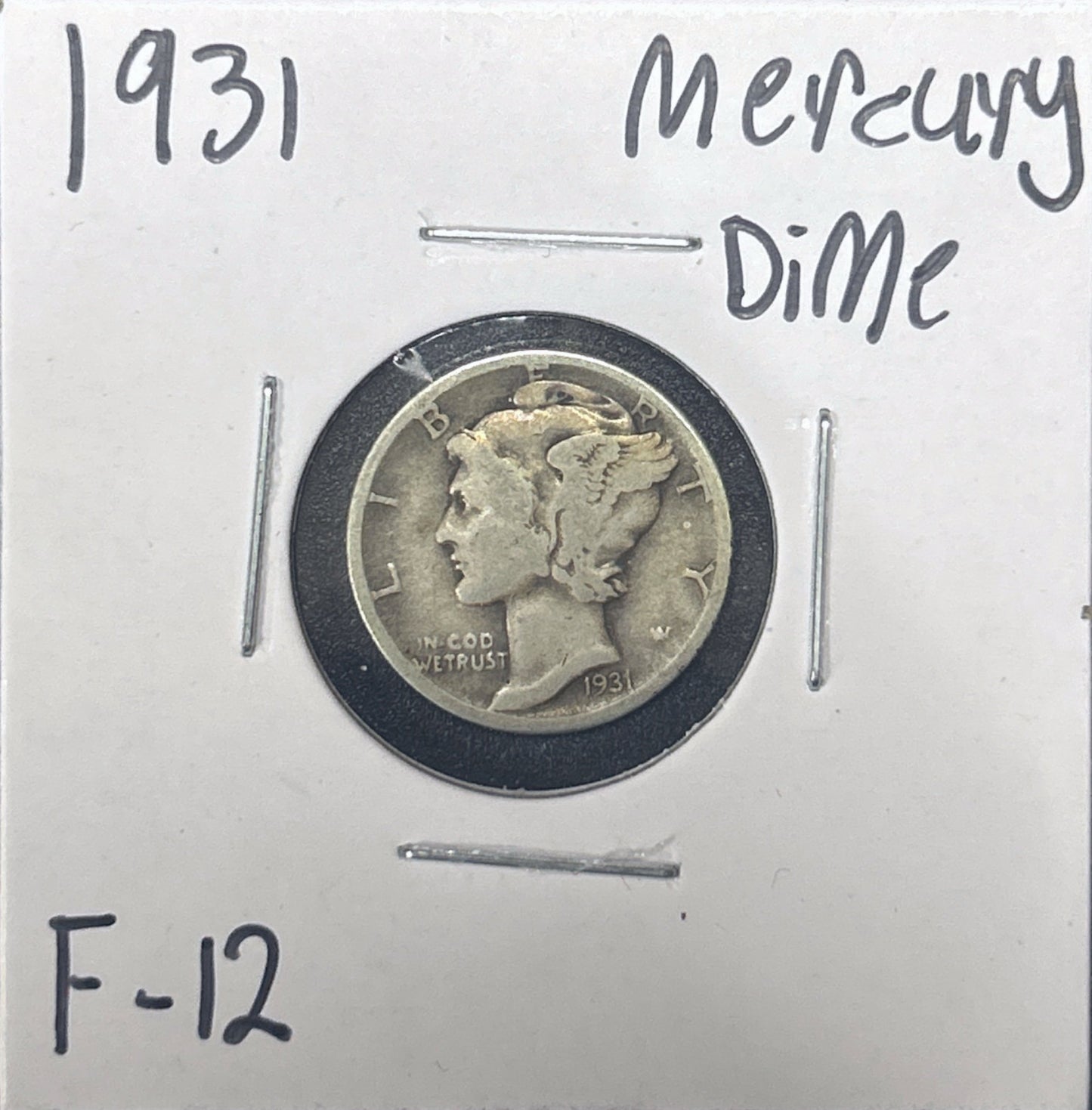 1931 Mercury Dime 4497.12-A — Obverse