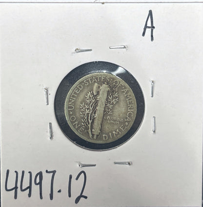 1931 Mercury Dime 4497.12-A — Reverse