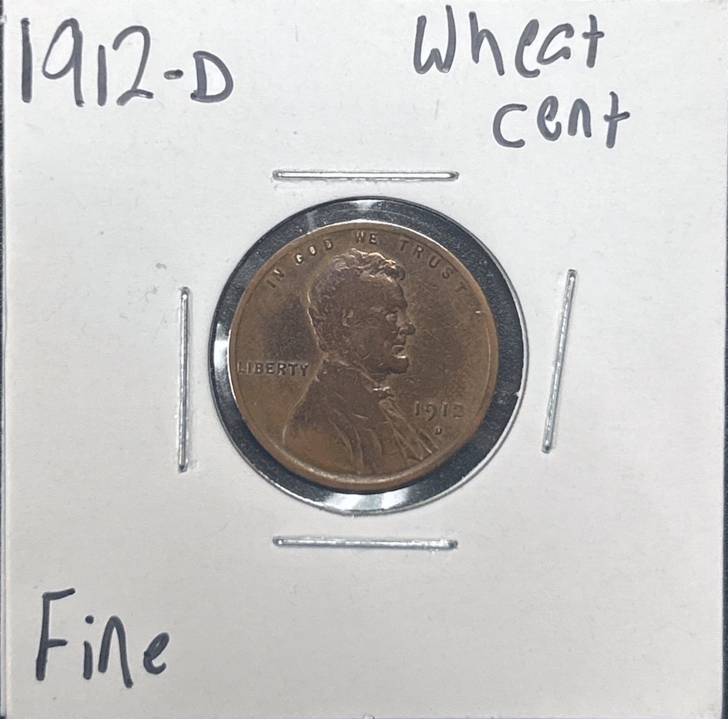 1912-D Wheat Cent 1814.D12-A — Obverse