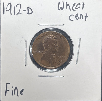 1912-D Wheat Cent 1814.D12-A — Obverse